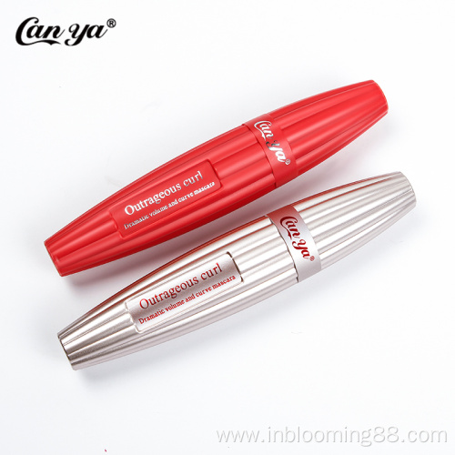 4D Fiber Waterproof Lengthening Long Lasting Black Mascara